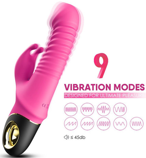 różowy wibrator typu króliczek