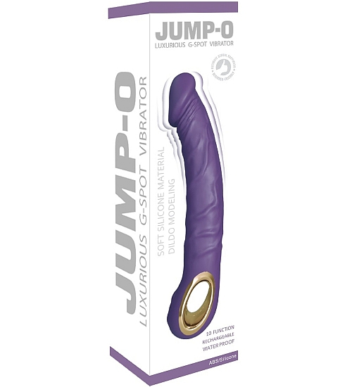 Fialový vibrátor se silnými vibracemi