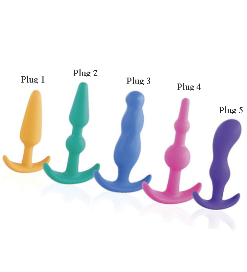 Sada pěti análních kolíků