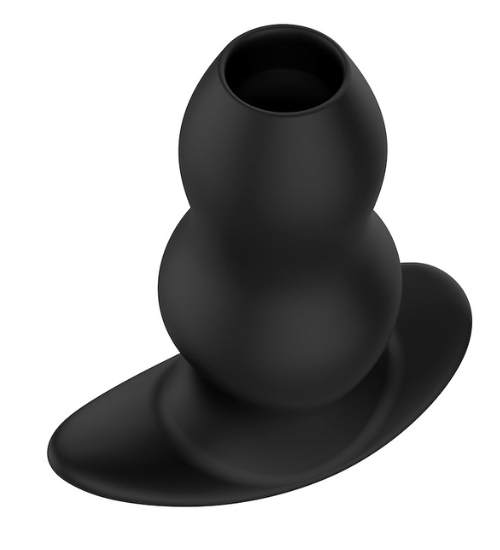 Silikonový anální kolík s tunelem