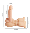 Vibrační dildo Bigger Man se svaly