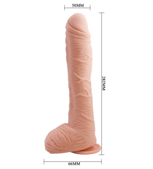 Velké realistické dildo v tělové barvě