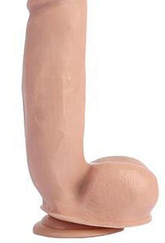 Dildo s velkými varlaty a páteří