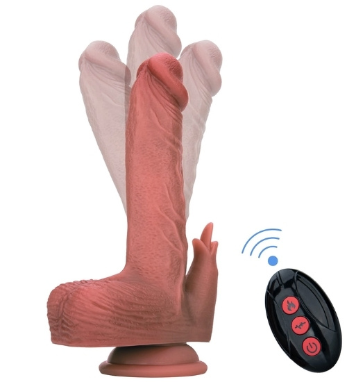 Vyhřívané dildo s přírazovým pohybem