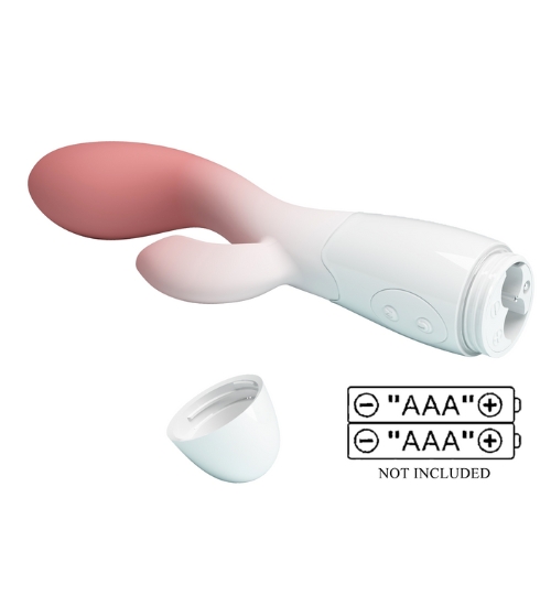 Vibrátor na bod G a klitoris s ombré efektem