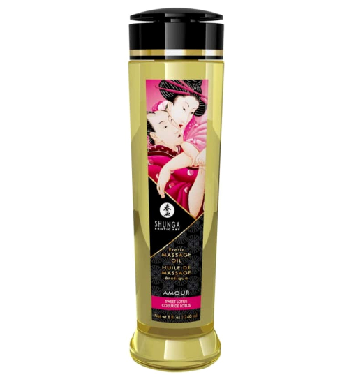 Masážní olej - Sladký lotos