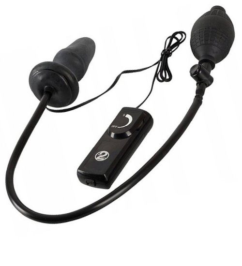 Nafukovací anální kolík s vibracemi