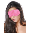 Růžová maska ​​na oči