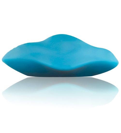 Tyrkysový kalhotkový vibrátor s dálkovým ovládáním