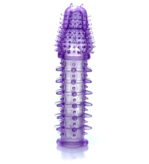 Fialový ostnatý překryv