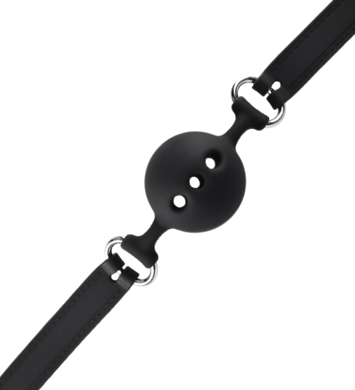 Bondážní roubík se silikonovou kuličkou