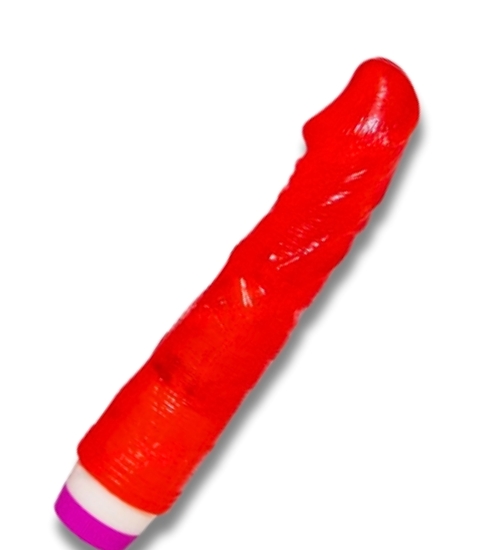 Červený gelový vibrátor