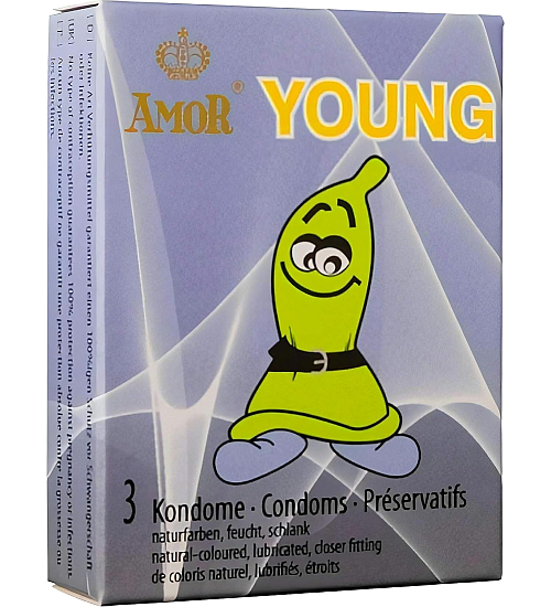 Přiléhavé kondomy - 3ks. 