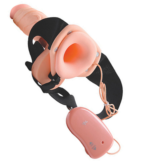 Umělý člen na popruzích s vibracemi