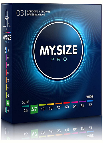 Kondomy MY.SIZE Pro 47 mm - 3 ks