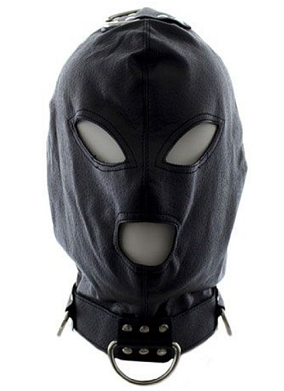 Maska s límcem a otvory pro oči a ústa