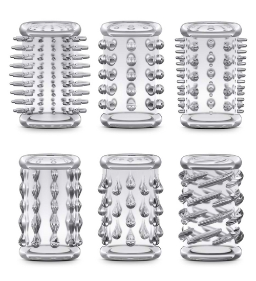 Sada průhledných polštářků se záložkami