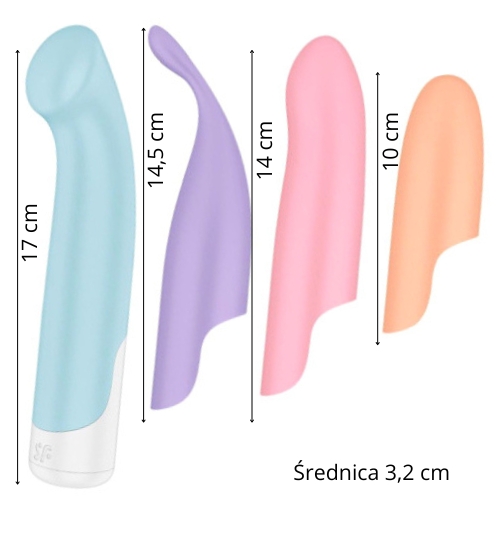 Sada pro potěšení: Vibrátor + 4 polštářky