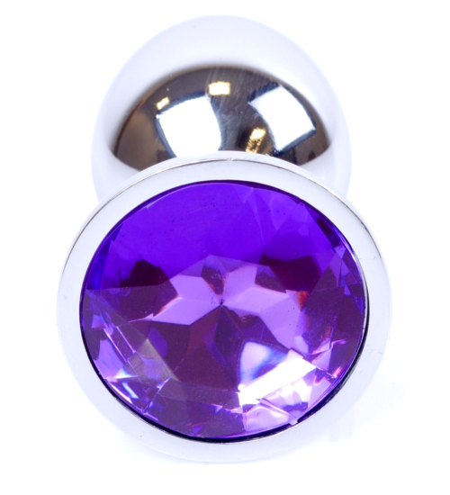 Anální kolík s fialovým krystalem