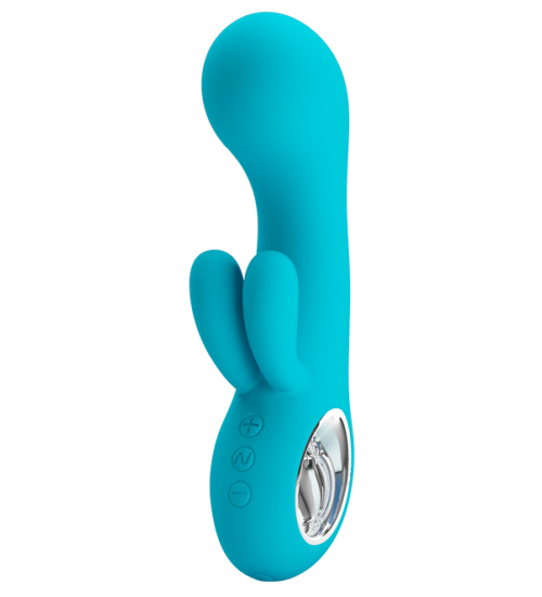 Tyrkysový zajíček s rukojetí