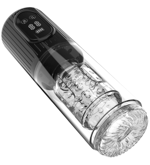 Automatický masturbátor 3v1 sání, klouzání a otáčení