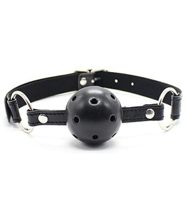Černý ball gag