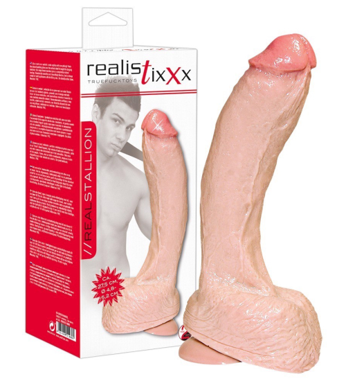 Dildo Realistix s přísavkou