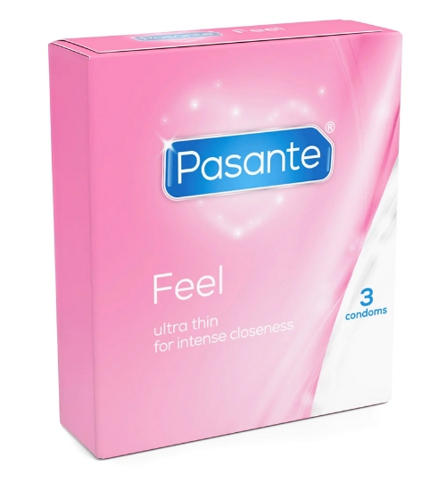Ultratenké kondomy Pasante Feel 3 ks