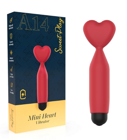 Mini masážní přístroj na klitoris - vibrační srdce