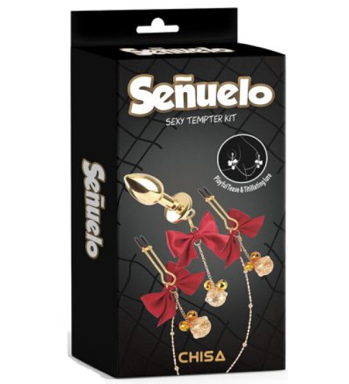 Sada análních kolíků + přívěsky na bradavky