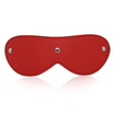 Červená maska s páskou přes oči