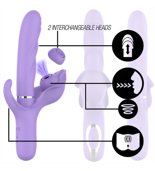 Vibrátor s trojnásobným uspokojením