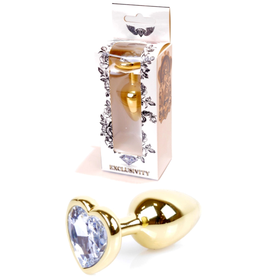 Zlatá zátka se srdcem