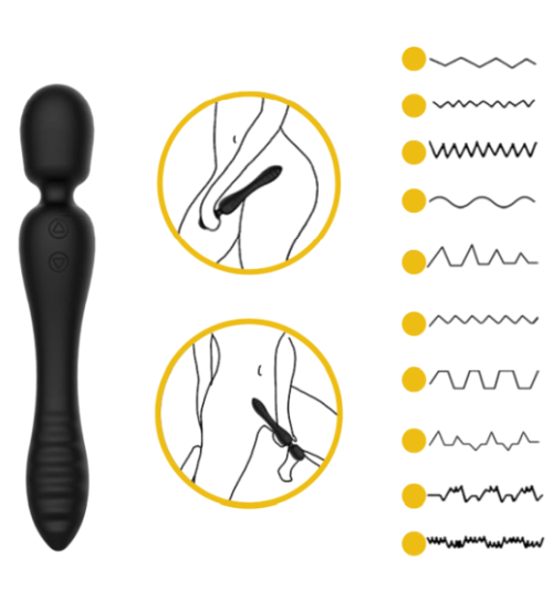 Černá hůlka - 20 vibračních režimů