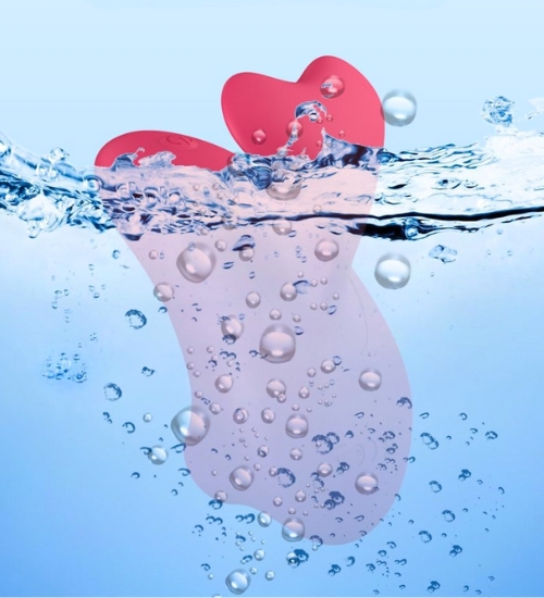 Červený stimulátor klitorisu s 10 režimy