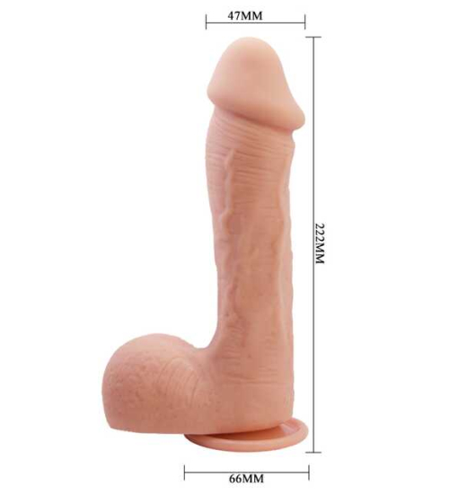 Velké dildo v kybernetické kůži