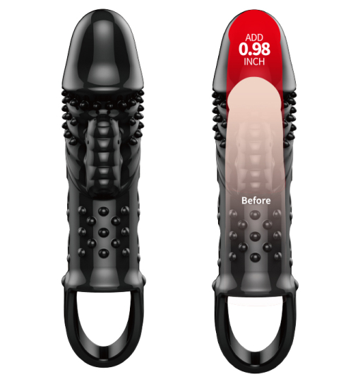 Vibrační nástavec s háčkem na varlata