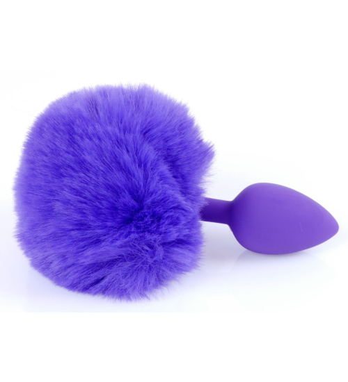 Fialový korek s bambulí