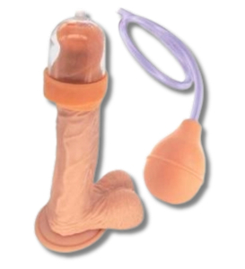 Orální masturbátor s pumpičkou
