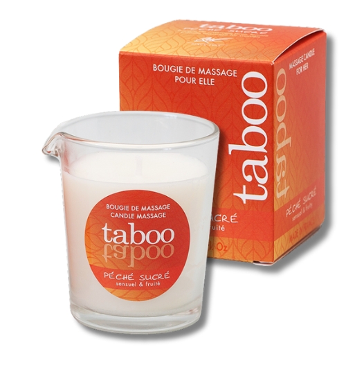 Masážní svíčka Taboo - sladká broskev