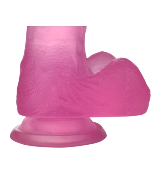 Roztomilé růžové dildo - medium