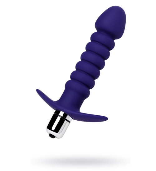 Fialový anální vibrátor