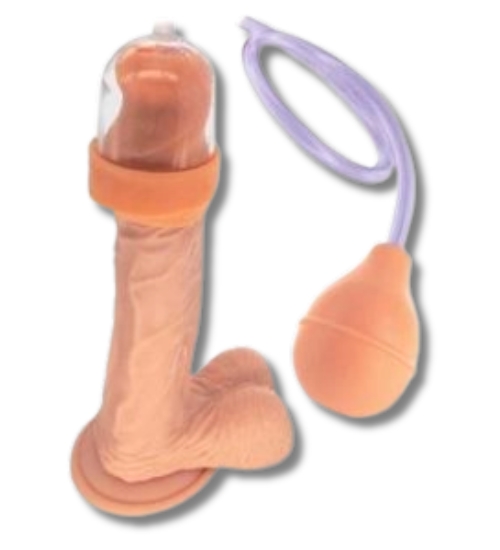 Orální masturbátor s pumpičkou