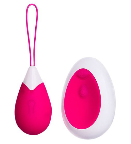 Růžové bezdrátové vajíčko s dálkovým ovládáním