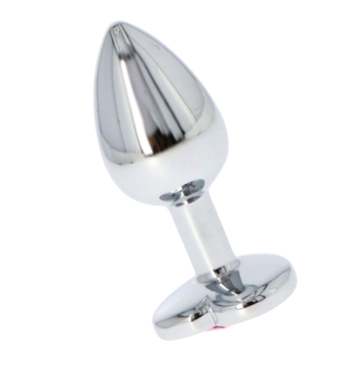 Zástrčka s krystalem ve tvaru srdce