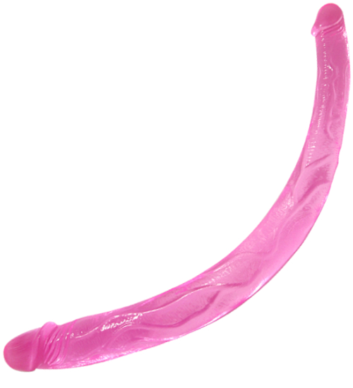 Dlouhé dvojité gelové dildo