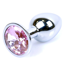 Anální kolík s růžovým krystalem