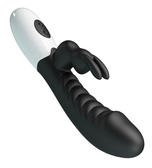 Černý králíčkový vibrátor