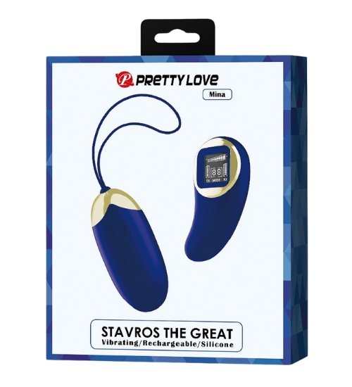 Vibrační fialové vajíčko s dálkovým ovládáním LCD