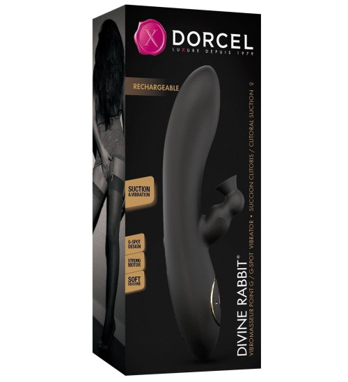 Sací vibrátor se zajíčkem - Dorcel